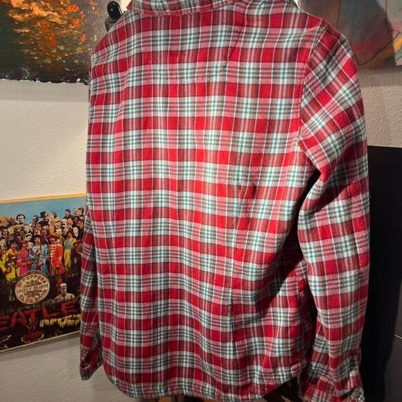 Vintage Woolrich Red & White Plaid Flannel Shirt – Women’s Small - Picture 4 of 4